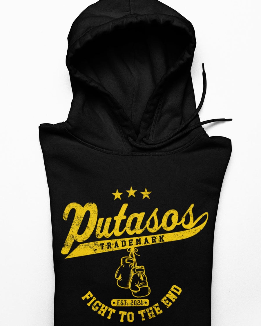Yellow Black Putasos Original Hoodie