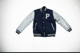 Navy/ Grey Letterman Jackets