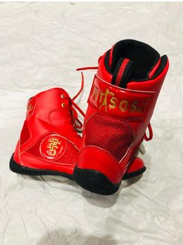 Boxing Shoes Red Gold - Black Coming Soon
