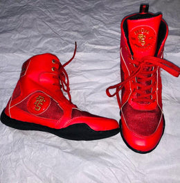 Boxing Shoes Red Gold - Black Coming Soon
