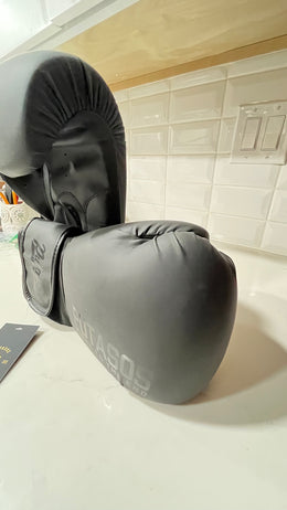Black on Black Putasos Original Boxing Glove - Strapped