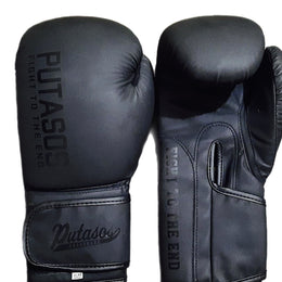 Black on Black Putasos Original Boxing Glove - Strapped