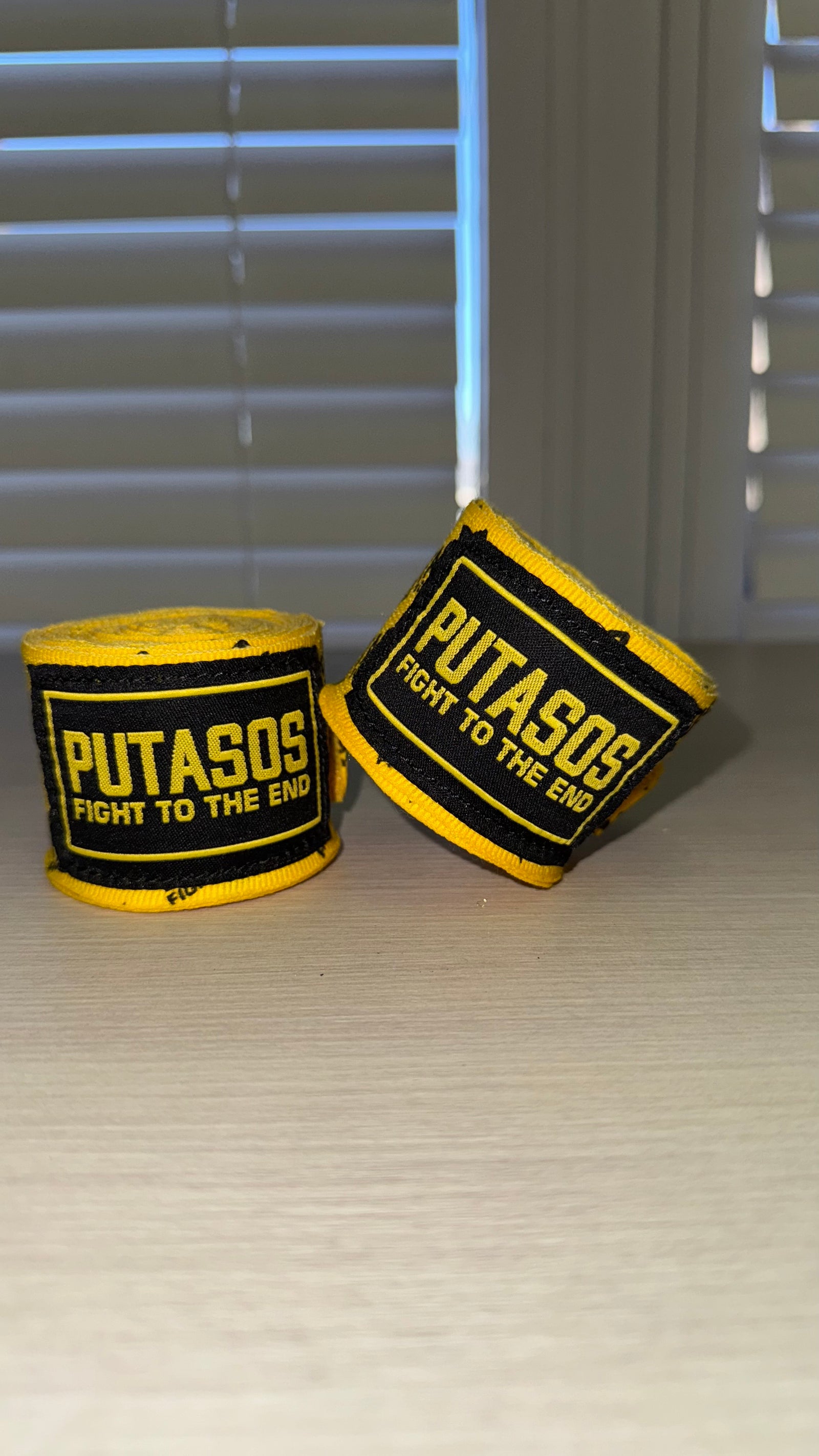 Wrist wraps Yellow & Black
