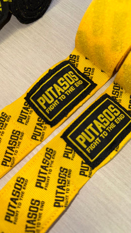 Wrist wraps Yellow & Black