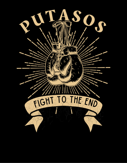 Vintage PUTASOS Fight Gear: Knock Out Punches hoodie